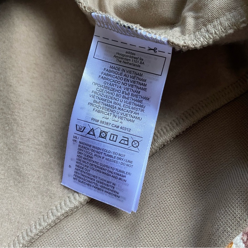 ADIDAS Originals Trefoil Crew Khaki ZX Itasca Logo Sweatshirt Men’s Size Medium - Picture 5 of 10